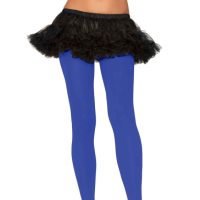 Leg Avenue Royal Blue Opaque Nylon Tights